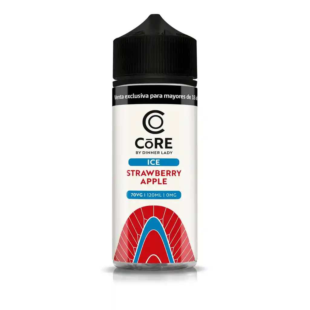 E-liquid Líquido Vaporizador Strawberry Apple 120ml 0% - Core Ice By Dinner Lady