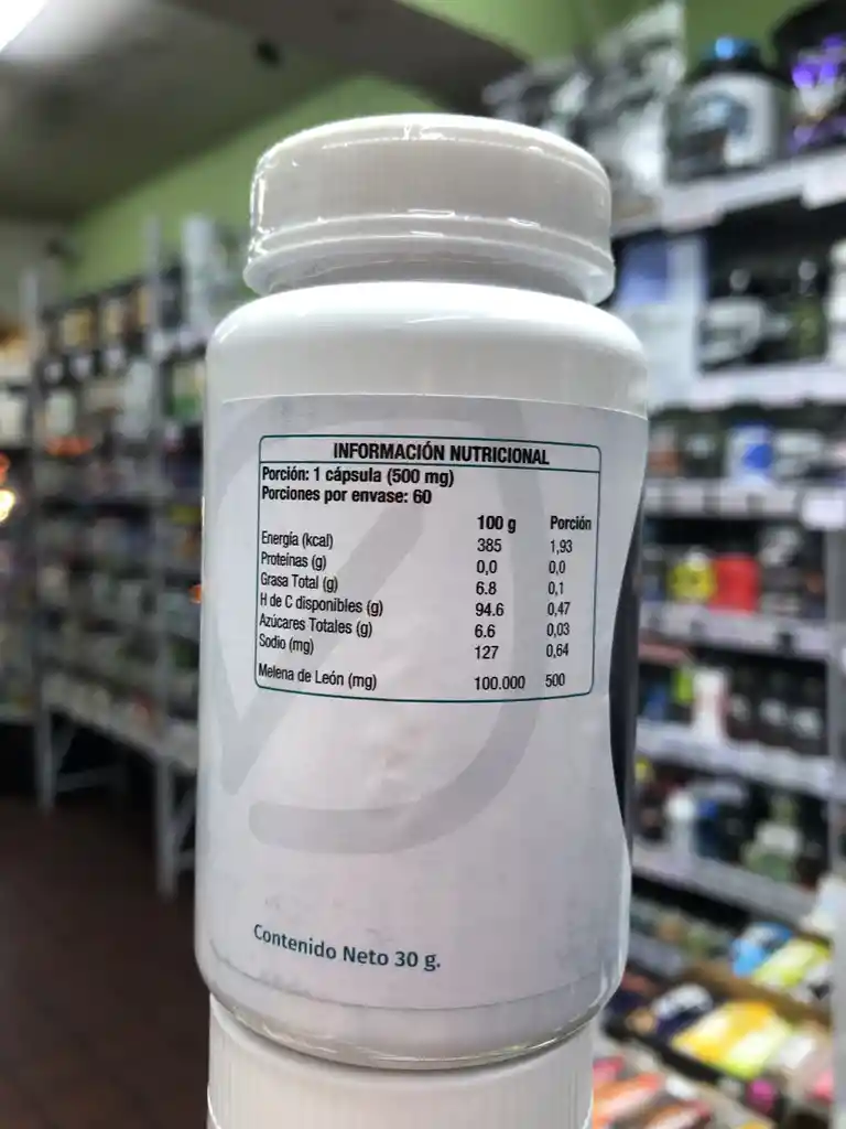 Melena De Leon 500mg 60 Caps Cnp