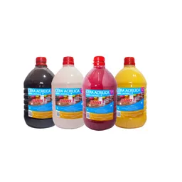 Cera Acrilica Abrillantadora Rojo 5l Llabres