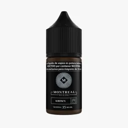 Liquido Vaper Montreal Original - Krown Salt 30ml - 35mg