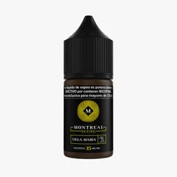 Liquido Vaper Montreal Original - Villa María Salt 30ml - 35mg