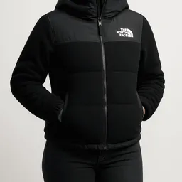 Chaqueta Teddy North Negra -talla L