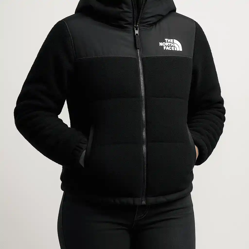 Chaqueta Teddy North Negra -talla L