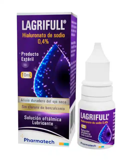 Hialuronato De Sodio Lagrifull Sol Oft 0,4% X 10 Ml