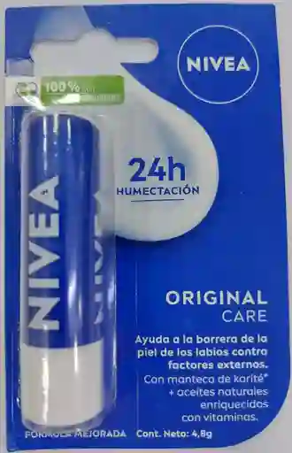Balsamo Labial Nivea Original Care 4,8g