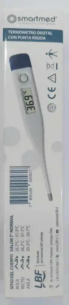 Termometro Digital Punta Rigida X 1 Unidad