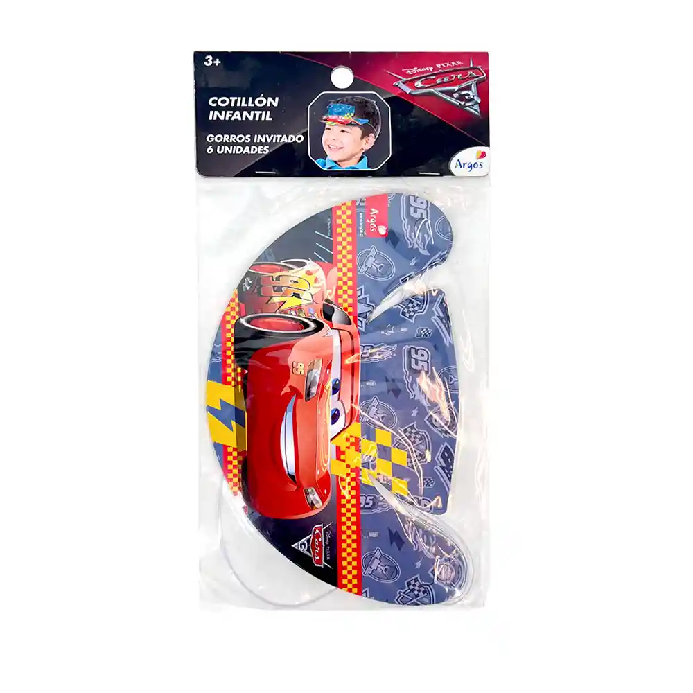 Gorro Cars 6 Unidades
