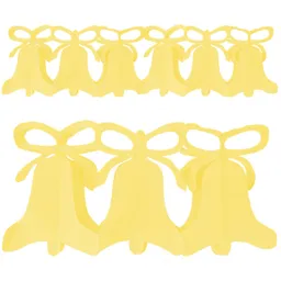 Guirnalda Campana Amarillo 2mts