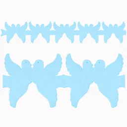 Guirnalda Paloma Celeste 2mt