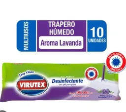 Trapero Humedo Virutex Lavanda 10un