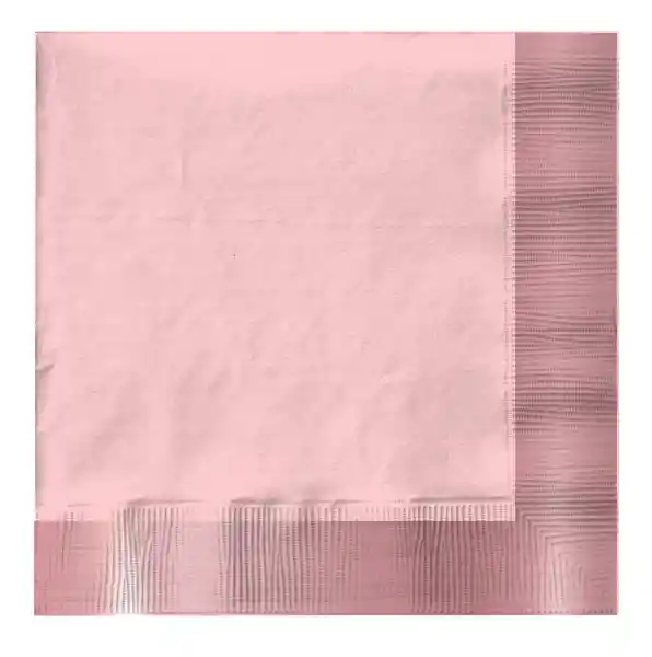 Servilleta 33x33 X 12, Borde Metal Gold Rose