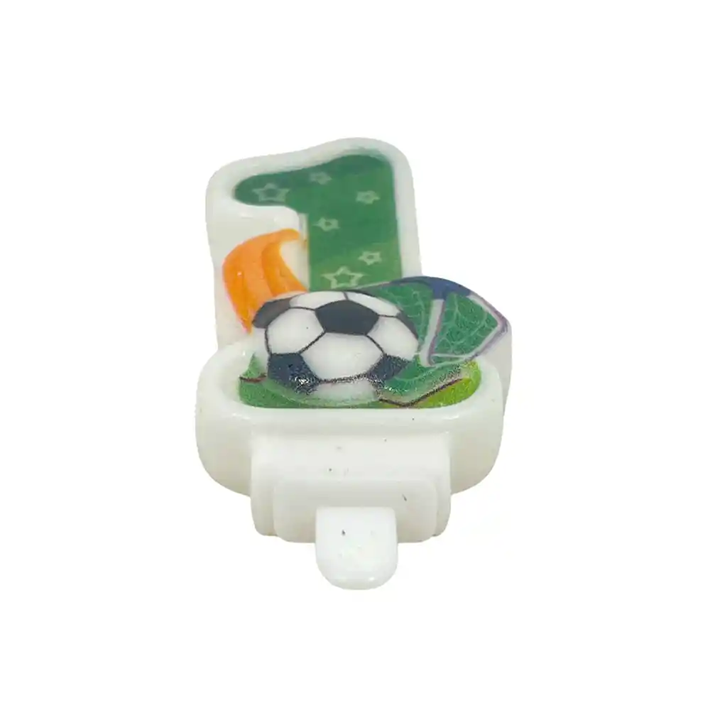 Vela Numeral Futbol # 1