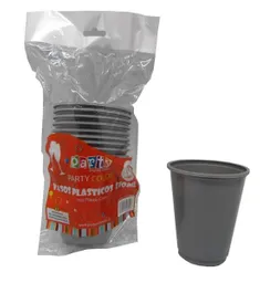 Vaso 7oz Plata X10 P.color