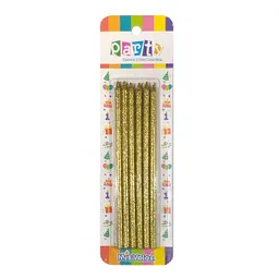 Velon Glitter Dorado 14 Cm