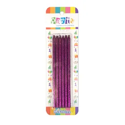 Velon Glitter Morado 14 Cm