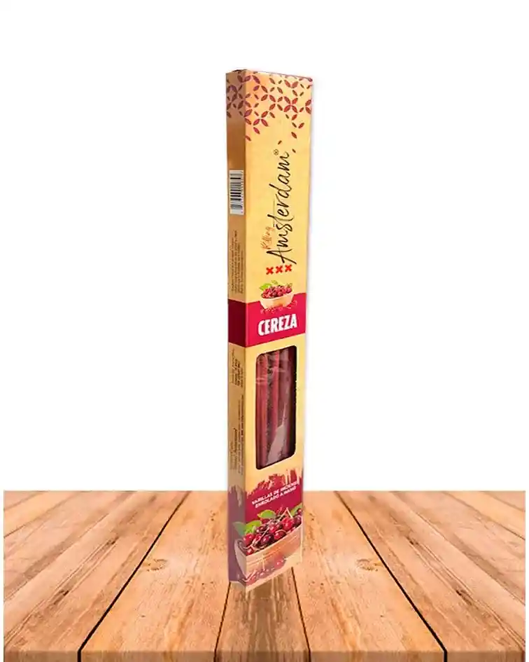 Incienso Jardin Black Cherry Rolling Amsterdam 41cm 2horas