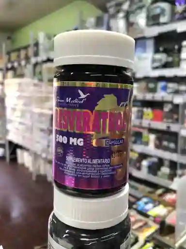 Resveratrol 500mg 60 Caps Green Medical