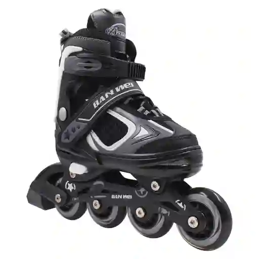Patines En Línea Ban Wei Iris-201 Negro Talla 31-34