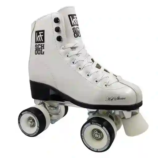 Patines Artísticos School Krf Blanco Charol Talla 36
