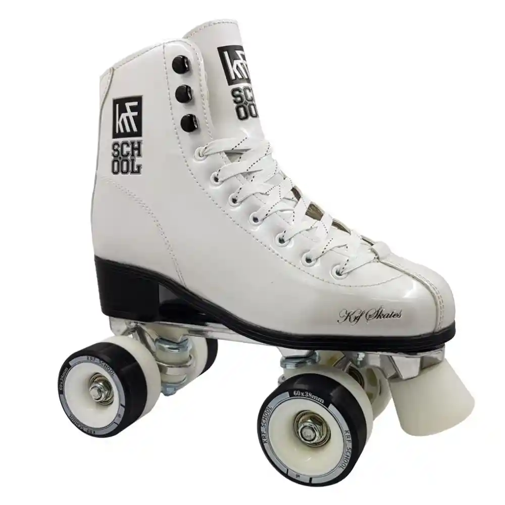 Patines Artísticos School Krf Blanco Charol Talla 36