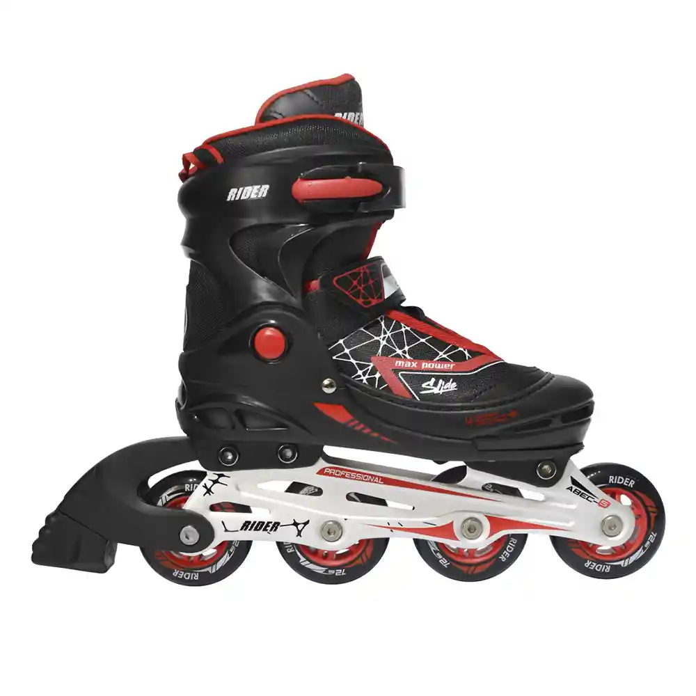 Patines En Línea Rider Slide Rojo Talla 40-43
