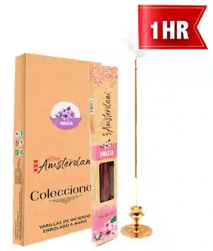 Incienso Pequeño Rolling Amsterdam 20 Cm Chicle 1 Hora