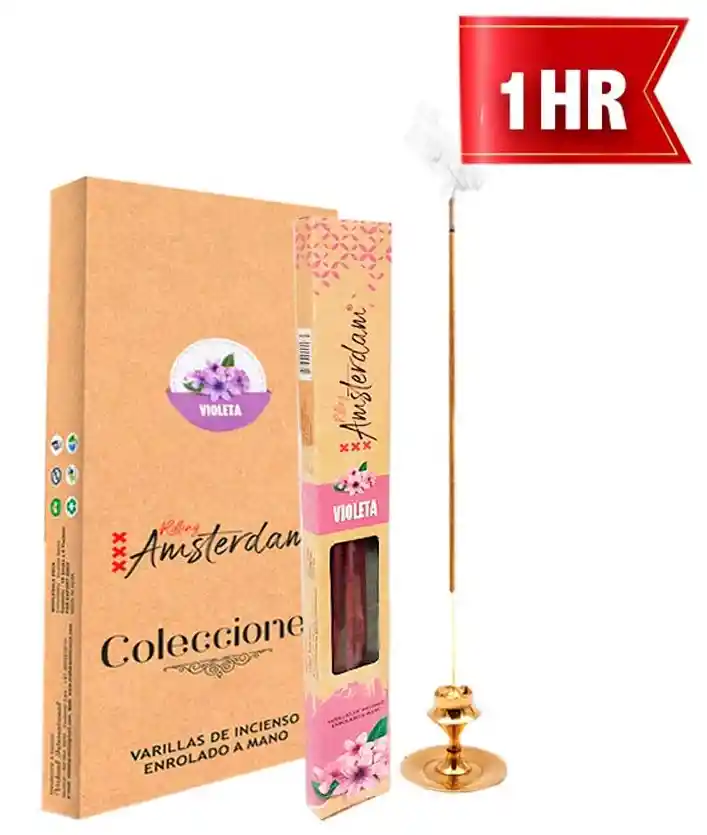 Incienso Pequeño Rolling Amsterdam 20 Cm Chicle 1 Hora