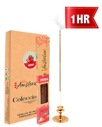 Incienso Pequeño Rolling Amsterdam 20 Cm Frutilla 1 Hora
