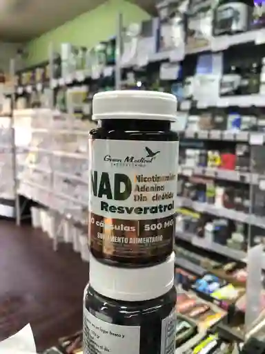 Nad + Resveratrol 500mg 60 Caps Green Medical