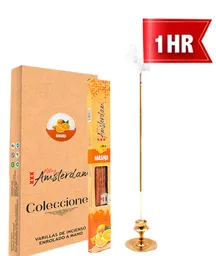 Incienso Pequeño Rolling Amsterdam 20 Cm Piña 1 Hora