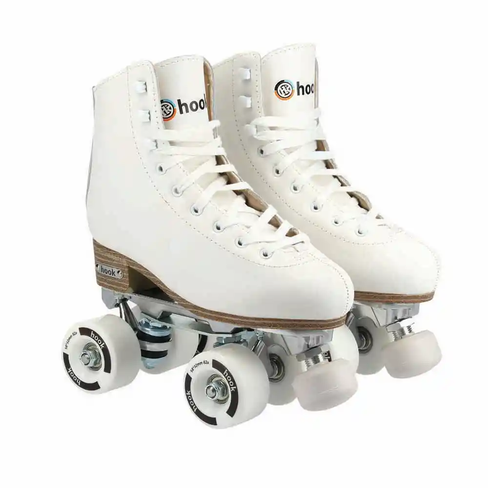 Patines Quad Hook Artístico Hk-101 White Talla 40