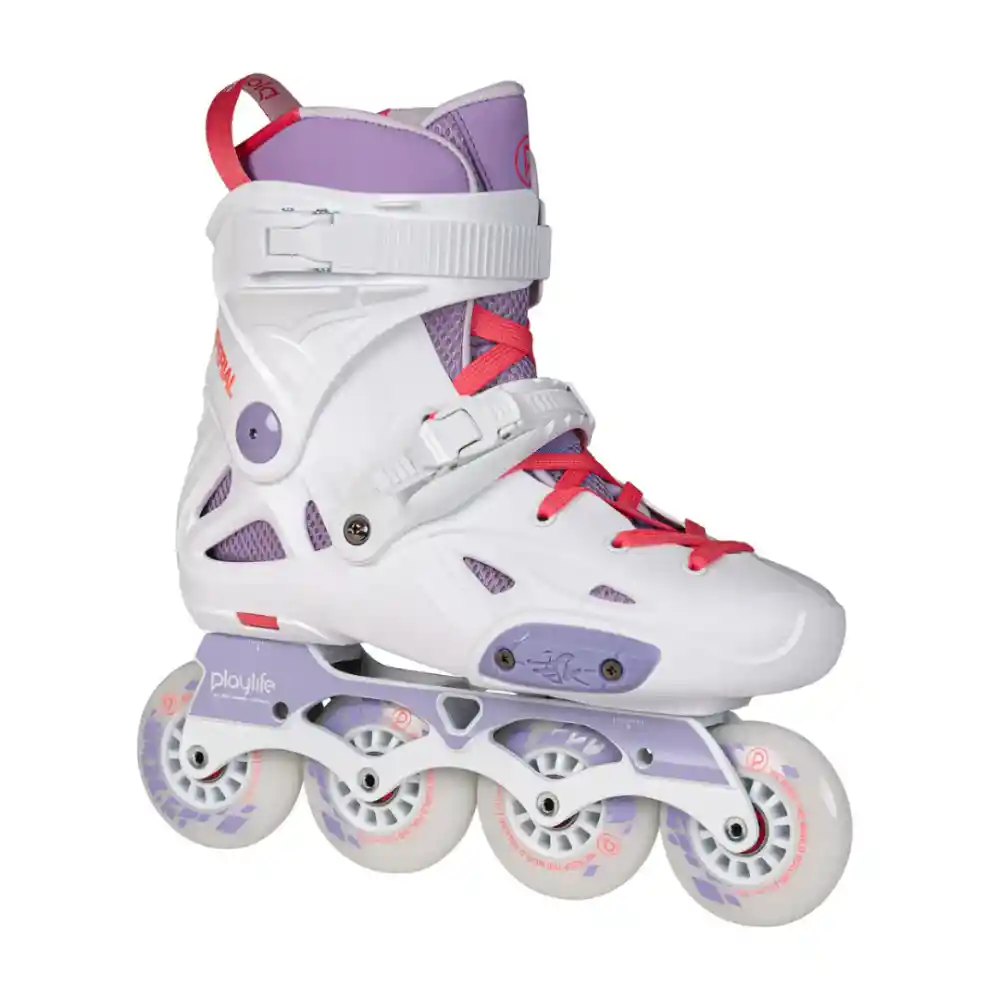 Patín En Línea Playlife Imperial 80 Violet Talla 39-40