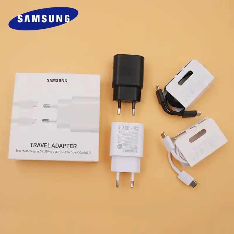 Cargador 25w Samsung Certificado Carga Rapida