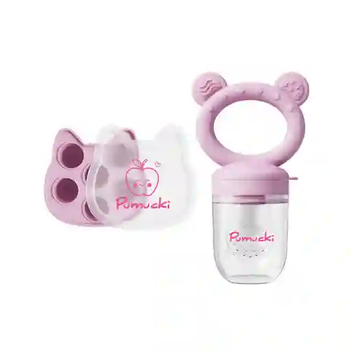 Chupete Para Bocadillo De Silicona Rosado