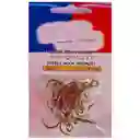 Anzuelo Silve Wave Triple #1 30mm 1,3gr Con Ojo Bronce Sobre Con 10 Anzuelos Pesca