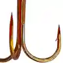 Anzuelo Silve Wave Triple #1 30mm 1,3gr Con Ojo Bronce Sobre Con 10 Anzuelos Pesca