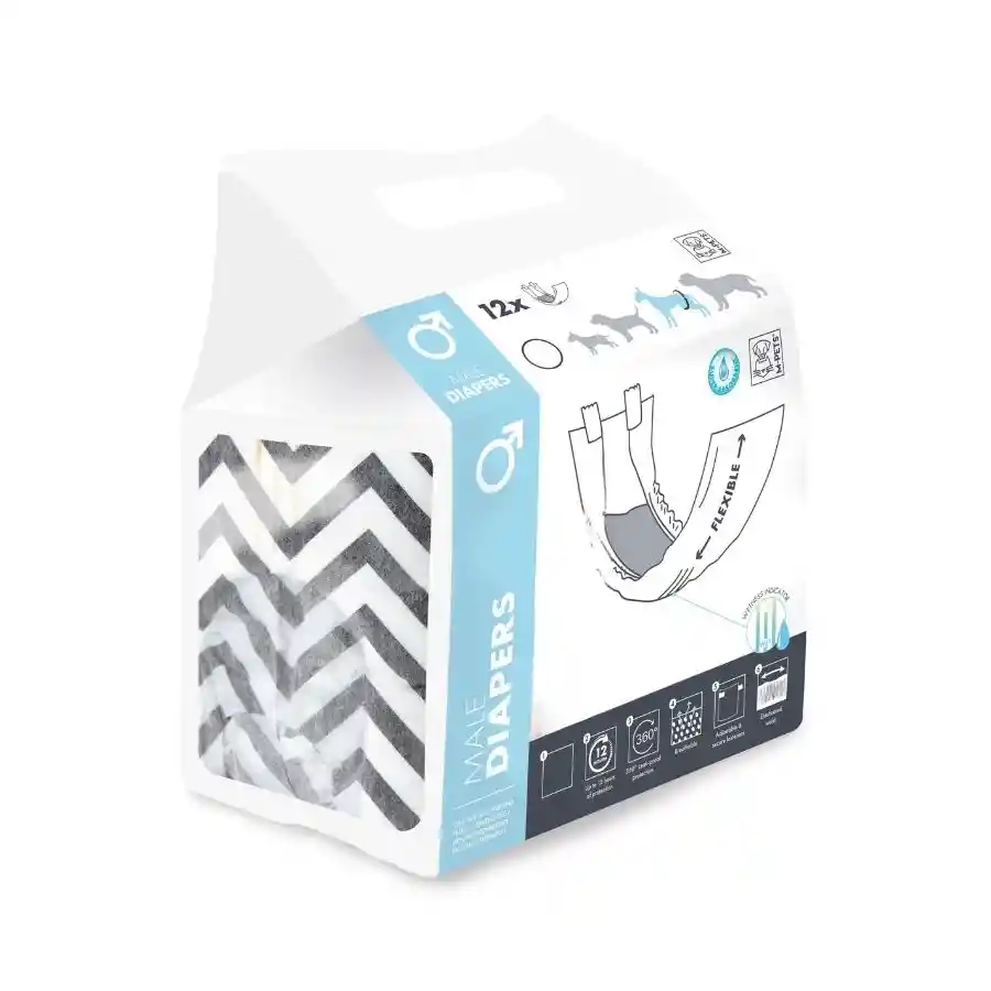 Pañales Para Perro Macho Talla L