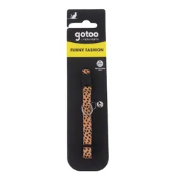 Collar Con Estampado De Leopardo Para Gatos