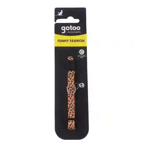 Collar Con Estampado De Leopardo Para Gatos