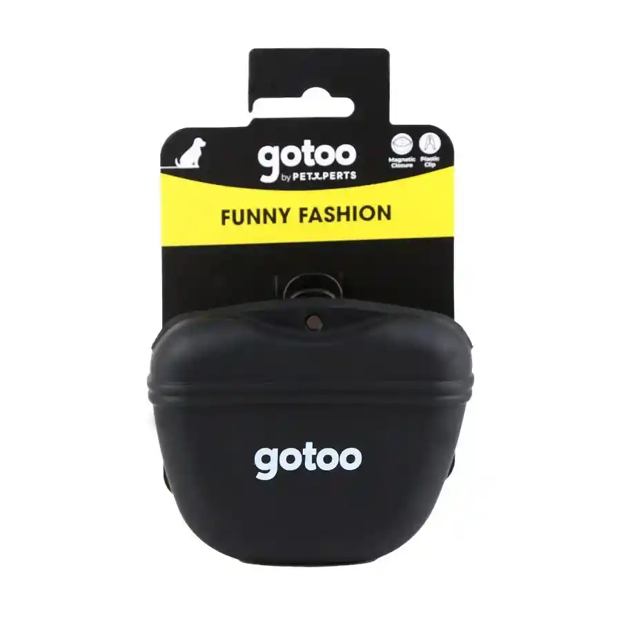 Porta Snacks De Silicona Con Cierre Magnético Para Perros