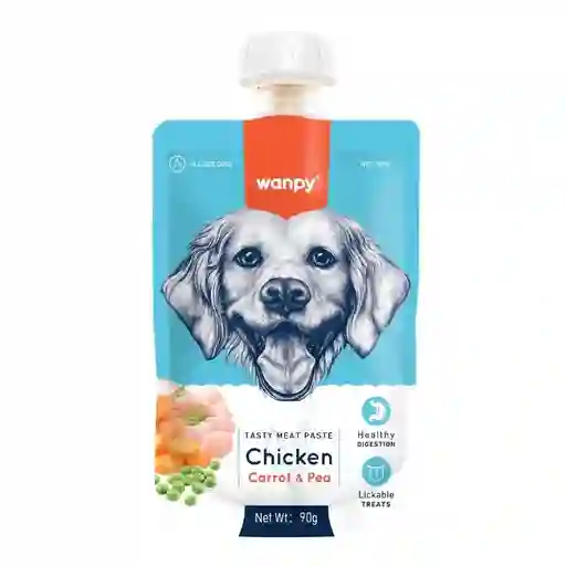 Dog Tasty Meat Paste: Pollo + Zanahoria & Arveja 90gr