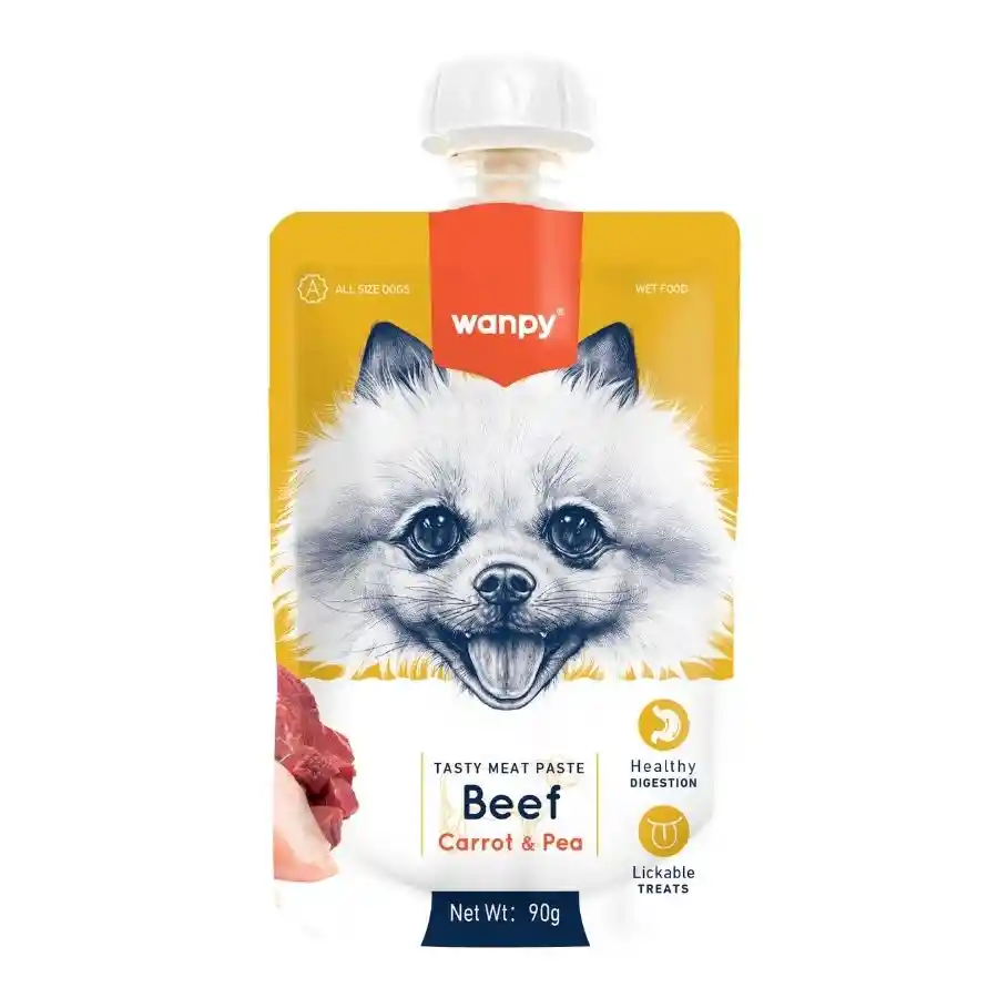 Dog Tasty Meat Paste: Carne + Zanahoria & Arveja 90gr