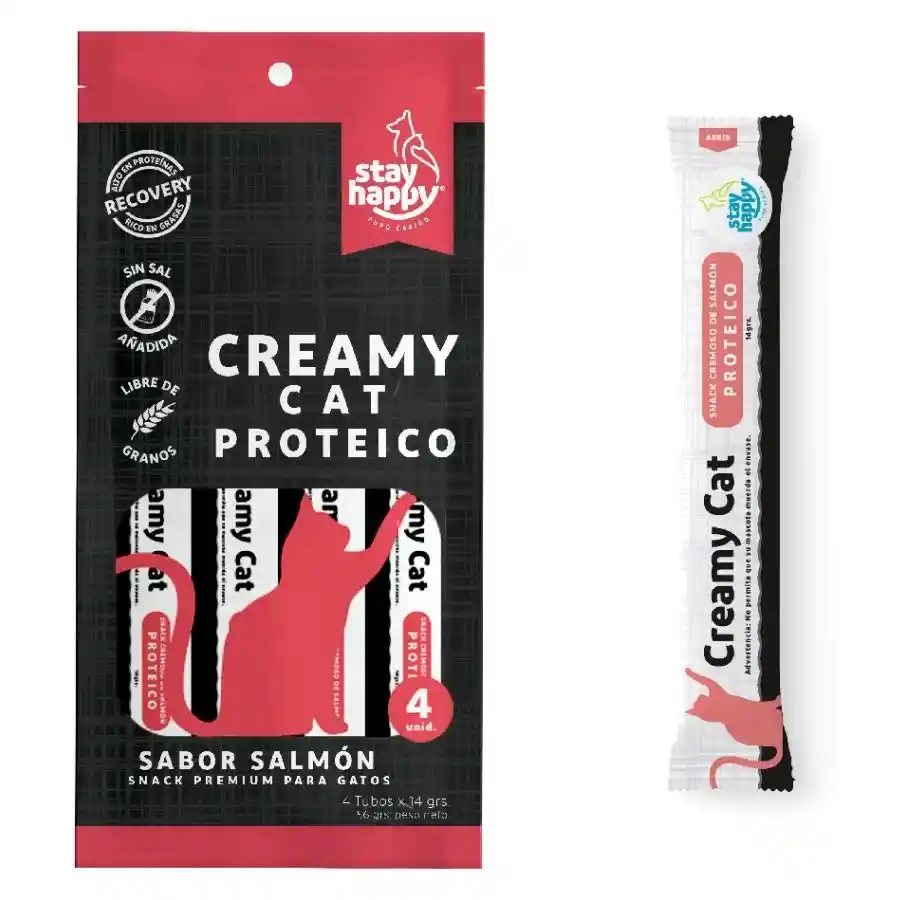 Creamy Cat Proteico Sabor Salmón 56 Gr