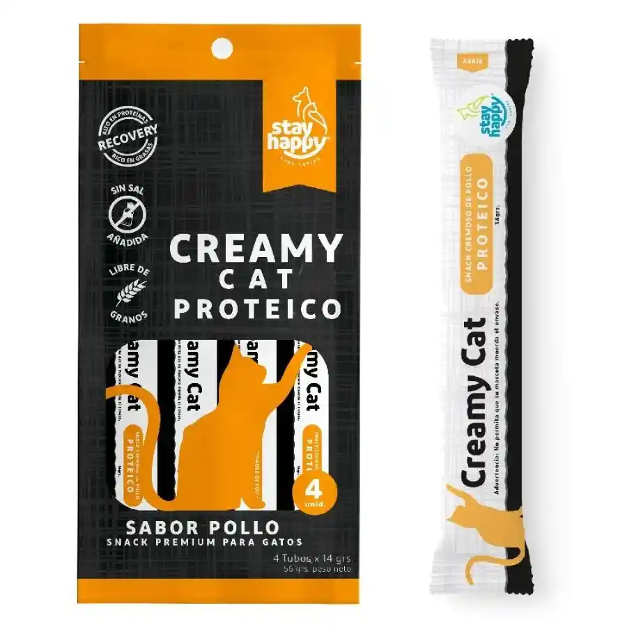 Creamy Cat Proteico Sabor Pollo 56 Gr