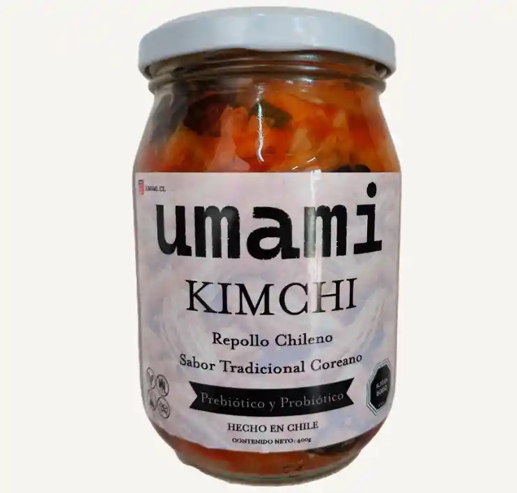 Kimchi Coreano Con Repollo Chileno, 400 Grs Umami