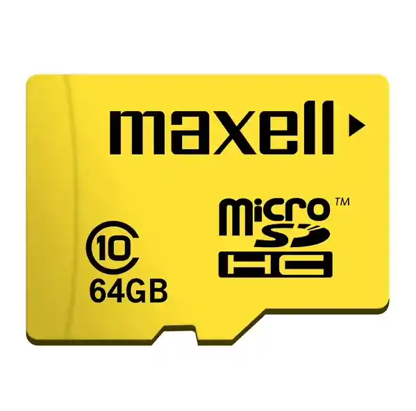 Tarjeta De Memoria Microsd 64gb Maxell + Adaptador 90mb/s