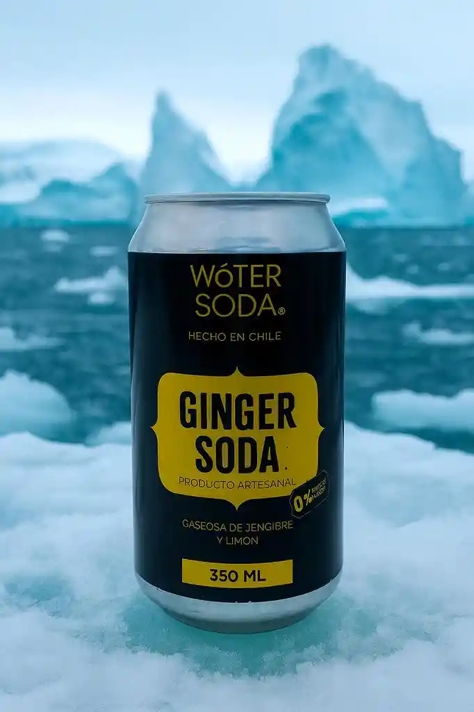 Woter Soda 350 Ml Ginger Sin Azucar Añadida
