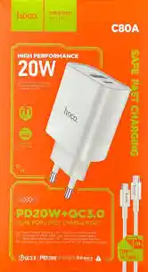 Cargador Doble Puerto Carga Rápida 20w Usb-c Usb-a