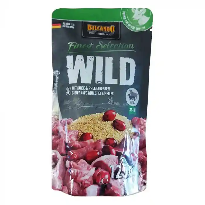 Pouch Belcando Venado Con Mijo Y Arandano 125gr