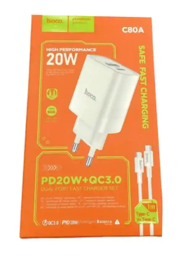 Cargador Tipo C Hoco C80a